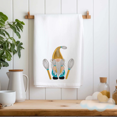 Gnome Embroidery Design