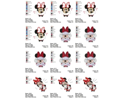 Mickey mouse embroidery designs