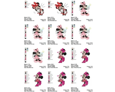 Mickey mouse embroidery designs